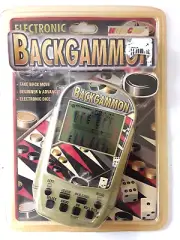 Vintage Electronic Backgammon Handheld Game MicroGear 2003 Sealed