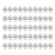 Metal Brad Fasteners, 50 Pcs Mini Brad Split Pins, Silver