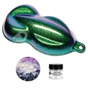 0.5g Grave Digger SuperShift Flake® Chameleon Pigment ColorShift Green Blue Purp