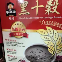 在飛比找蝦皮購物優惠-早餐即沖即飲  黑十穀 Quaker 桂格減糖黑十穀 桂格減