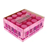 Glitz Pink Mini Bubble Bottles (Pack of 16)