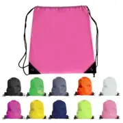 Women Men Workout Bag Draw String Back Sacks for Beach Gear Drawstring Backpack