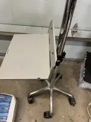 Laptop stand on Wheels with Shelves, Portable Projector Floor Stand,