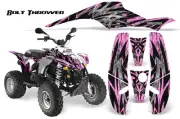 POLARIS TRAILBLAZER SCRAMBLER GRAPHICS KIT CREATORX DECALS BOLT THROWER PINKLITE