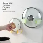 Wall-Mounted Pot Lid Holder Cutting Board Shelf Kitchen Storage Tool
