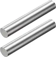 2Pcs 99.995% Pure Zinc Metal Rods, 10-20mm Dia - High Conductivity Anode Bars for Science/DIY Projects(20mm)