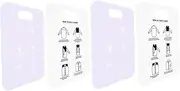 4pcs Clothes Board Clothes Folding Board Pants Lining Board for Shirt Plastic Shirt Folder Fold Tee Shirt Garments Folding Board Home Tools Shirts Travel Folding Table Pp Portable