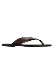 A.Emery | Kinto Sandal Flip Flop Thong in Dark Brown | The UNDONE