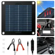 10W 12V Waterproof Car Solar Panel Kit Portable Solar Trickle Charger Replace