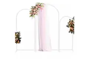 Vibe Geeks Set of 3 Wedding Metal Backdrop Arch Balloon Frame