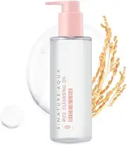[S.NATURE] AQUA RICE CLEANSING OIL 200ml | Non-irritating, Hydrated, Rice Cleanser, Blackhead, Sebum | 6.76Fl Oz