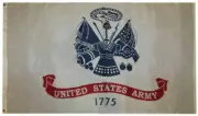 3x5 U.S. US United States Army White 3'x5' Premium 100D Polyester Flag (RUF)