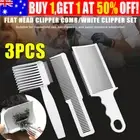 3PCS Fade Comb Professional Barber Cutting Comb Men's Hair Cutting Guide Comb