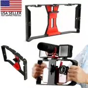 SmartPhone Film Making Vlogging Kit Video Camera Rig Stabilizer Cage For iPhone