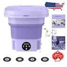 8L Portable Folding Washing Machine for Travel & Home - Ideal for Small Garments