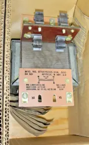 GENERAL ELECTRIC .500 kVA 9T55Y50-G5 DRY TRANSFORMER 230/460 PRIM, 115 SEC.
