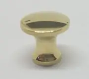 1/2" Polished Turned Solid Brass BOOKCASE Knob desk small cabinet drawer pull...