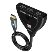 3x1 HDMI Switcher 3 In 1 Out 8k HDMI2.1 Switcher Selector Box For PS4/PS5