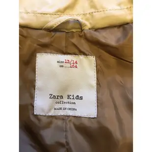 Zara風衣外套 中長版風衣 雙排釦風衣 淺駝色風衣外套#23