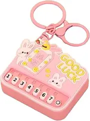 Compact Piano Keychain | Creative Playable Piano Keyring | Piano Keychain, Musical Electronic Keyboard Keyring, Portable Electronic Keyboard Keychain for Bag, Belt, and Backpack