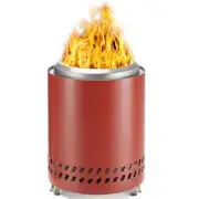 Smokeless Fire Pit, 304 Stainless Steel Tabletop Firepit Wood Pellets Burning Fi