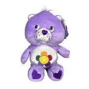 Care Bears Vintage Dazzlebright Harmony Purple Care Bear Special Edition 8" NWT