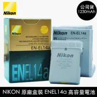 在飛比找蝦皮購物優惠-【攝界】盒裝 Nikon ENEL14a 原廠電池 D340