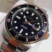 在飛比找Yahoo!奇摩拍賣優惠-ROMAGO雷米格男錶,編號RM00001,42mm黑, 金