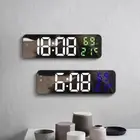 Large Screen Led Digital Wall Clock Home Decor Electronic Alarm Clock For Home