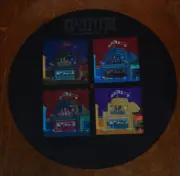 Led Zeppelin The Song Remains-Felt Turntable Record Player Sip Mat Platter