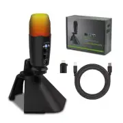 High-sensitivity Mini Condenser Microphone RGB Color Light Condenser Microphone