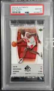 2003 UD SP Authentic Basketball FOIL PACK PSA 10 NBA Possible Lebron RC Jordan