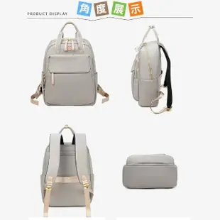 【SPRING】韓版時尚商務通勤後背包大容量後背包旅行後背包-多色(商務通勤旅行手提後背包)