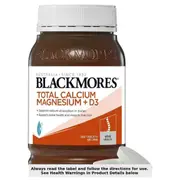 Blackmores Total Calcium Magnesium + D3 200 Tablets