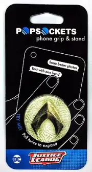 Authentic Popsockets Aquaman Logo Justice League Phone Grip PopSocket Pop Socket