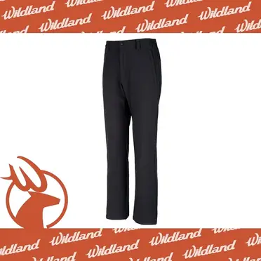 【Wildland 荒野 男 SOFTSHELL保暖長褲《黑》】W2310/戶外/登山/休閒褲