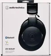 Audio-Technica ATH-M20xBT Black Wireless Headphones Bluetooth Over Ear Japan NEW