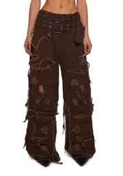 [Namilia] Distressed Cargo Pants