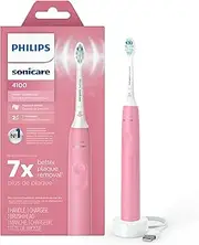 [Philips Sonicare] 4100 Power Toothbrush, Deep Pink, Plus Brush Head Case