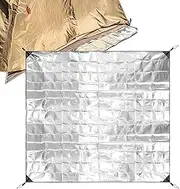 Aluminium Foil Camping Mat, Camping Foam Sleeping Mat Foil | Sleeping Mat Aluminium Foil Foam Camping - Double Sided Waterproof Foil Mat, Sleeping Tent Underlay, Heat Insulating Mat for