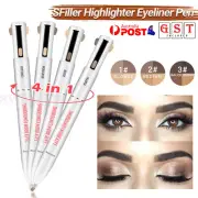 4 in 1 Brow Contour Pen Defining & Highlighting Makeup Beauty Tool Pencil