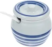 MAGICLULU Japanese Style Spice Container with Spoon Premium Delicate Condiment Jar for Seasoning Storage Compact Spice Jar for Kitchen and Dining Table Decor