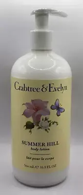 Crabtree & Evelyn Summer Hill Body Lotion 16.9 fl oz / 500 ml New