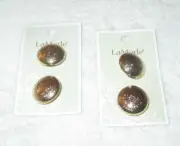 (4) LaMode 7/8 in. Gold Etched Buttons