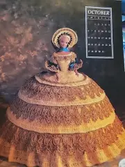 Annie's Attic Antebellum Fashion Doll Dress Crochet Pattern Miss October 1991
