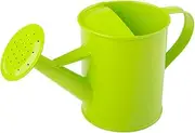 WizeFolk Bulk Miniature Watering Can, 600ml Gardening Metal Pot, Large Flowerpot for Indoor and Outdoor Bonsai and Gardens (Light Green)
