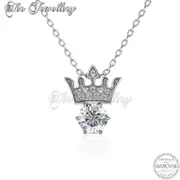 Crown Jewel Pendant (White Gold)