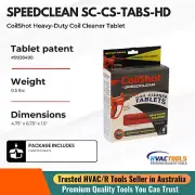 SpeedClean SC-CS-TABS-HD CoilShot Heavy-Duty Coil Cleaner Tablet for HVAC Coils