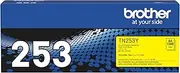 [Brother] Genuine TN253Y Yellow Toner Cartridge, Up to 1300 Pages (TN-253Y) for Use with: HL-L3230CDW, HL-L3270CDW, DCP-L3510CDW, MFC-L3745CDW, MFC-L3750CDW, MFC-L3770CDW