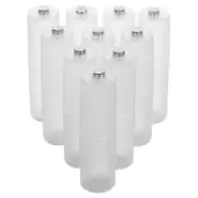 10pcs Battery Conversion Tube Battery Converter Tool AAA To AA Battery Adapter